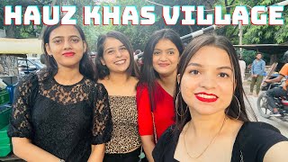 Places to Visit in Delhi NCR  Hauz Khas Village Nightlife  Bars Cafes amp Pubs Tour vlog weekend [upl. by Linson20]