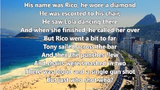 Copacabana  Barry Manilow  Lyrics [upl. by Robbie]