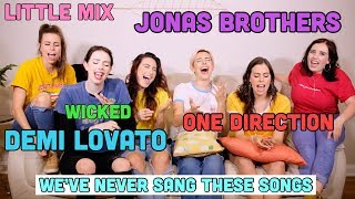 HARMONIZING CHALLENGE  Little Mix Demi Lovato Jonas Brothers 1D [upl. by Etnoj]