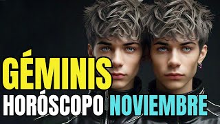 GÉMINIS ♊ HORÓSCOPO NOVIEMBRE 🙌 [upl. by Lisabeth]