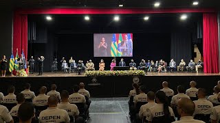 Cerimônia do Curso de Formação do Depen 2022 em Goiânia [upl. by Mccready]