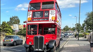 OLD 564Preserved London Transport AEC Regent Weymann [upl. by Einahpit836]