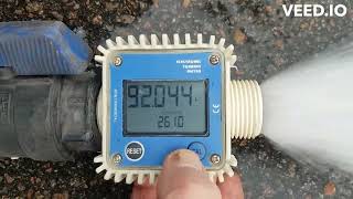 K24 Turbine digital flow meter contact us 7400147122  9082173614 [upl. by Aden]