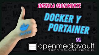 Instalar y configurar DOCKER y PORTAINER en OMV6  openmediavault 6 ✨ [upl. by Kelam]