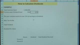 How To Compute Dividends [upl. by Josy]