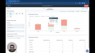 HubSpot Reporting  Weekly Leads by Source [upl. by Aicirt181]