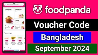 Foodpanda Bangladesh voucher code in September 2024  Foodpanda voucher code [upl. by Redmer368]