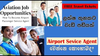 How To Become Airport Passenger Service  Airport Ground Staff Requirements amp Benefits [upl. by Nylzzaj]