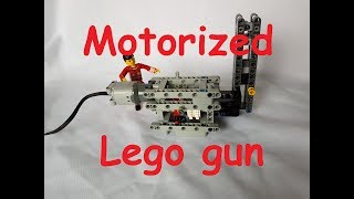 High power motorized Lego Technic clutch gun [upl. by Gwendolyn]