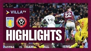 MATCH HIGHLIGHTS  Aston Villa 11 Sheffield United [upl. by Kcod834]