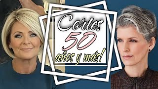 NUEVOS CORTES 2024 Cabello CORTO MUJER 50 años y más Tendencia Femenina [upl. by Barbaresi]