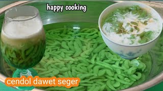 RESEP CENDOL TEPUNG BERAS TAKARAN SENDOK 💯 ANTI GAGAL KOKOH KENYAL [upl. by Capone585]