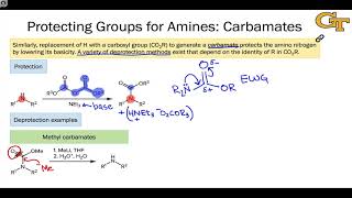 2605 Protecting Groups for Amines Carbamates [upl. by Lecram22]