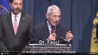 Dr Fauci  Asymptomatic NOT driver of epidemics [upl. by Gnik]