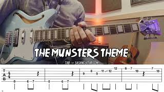 The Munsters Theme  Guitar TAB [upl. by Bust8]