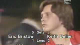 Keith Deller v Eric Bristow  1983 Embassy Darts  Final Leg [upl. by Jonette]