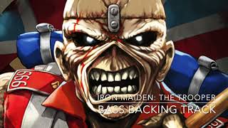 Iron Maiden The Trooper  Bass Backing Track W Original Vocals [upl. by Honna]