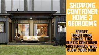 Container Homes  Forget Traditional Homes This Rustic Container Masterpiece Will Blow Your Mind [upl. by Bailey]