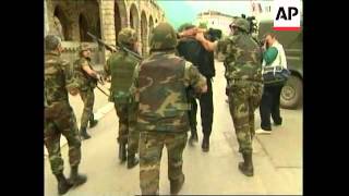 YUGOSLAVIA KOSOVO PEC KLA SOLDIER ARRESTED [upl. by Meldon]