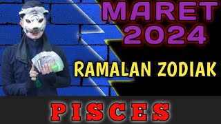 ZODIAK PISCES DI BULAN MARET 2024 RAMALAN TAROT KI MACAN  LENGKAP DAN AKURAT [upl. by Kronfeld521]