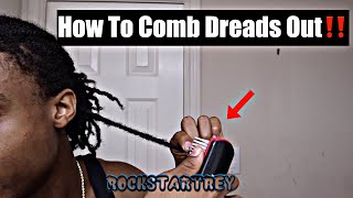 How To Comb Out Dreads l No Scissors [upl. by Jereme]