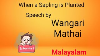 When a Sapling is Planted Speech [upl. by Natalina]