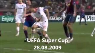 Messi attacks Srna [upl. by Norrehc]