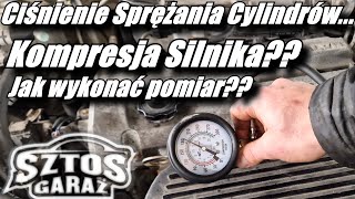 Pomiar Ciśnienia Sprężania Cylindrów TEST Kompresji Jak To Zrobić [upl. by Aurelius]