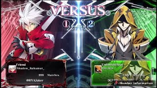 Blazblue Central Fiction RVAJoker Ragna vs DGF Terumi [upl. by Aivila912]