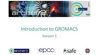 Introduction to GROMACS  Session 1 [upl. by Tips917]