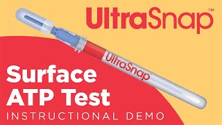 UltraSnap™ Surface ATP Test for Environmental Monitoring [upl. by Bunce527]