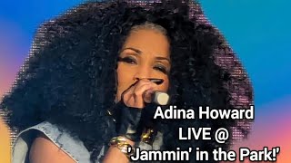 Adina Howard LIVE IN CONCERT PLAYBACK  City of Lauderhills Jammin In The Park 20042024 [upl. by Oletha]