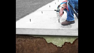 Slab jacking with Poly or Limestone Slurry what is better [upl. by Jerome]