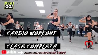 CARDIO WORKOUT  CLASES COMPLETA PARA BAJAR DE PESO Y QUEMAR GRASA [upl. by Morice]