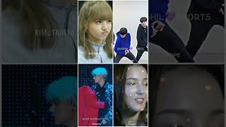 Lisa 💗 vs Bts 💜 Momoland 💓  Who is favourite  Lisa Jungkook Taehyung Nanusy momoland btsshorts [upl. by Froma]