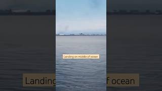 Fighter jet landing in a big boat in middle of Ocean 🌊 [upl. by Serdna399]