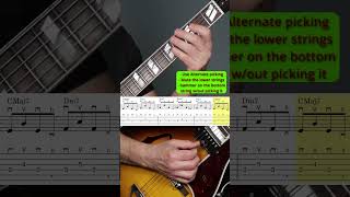 The classic Pat Metheny Lick muted arpeggiated 7th chords [upl. by Ticknor]