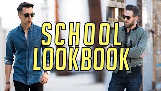 6 Back to School Looks for High School and College  Mens Fashion Lookbook 2017  Gents Lounge [upl. by Novyat]