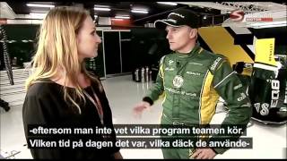 Heikki Kovalainen Preseason interview [upl. by Bridges]