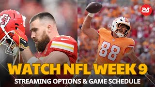 quotHow to Watch NFL Week 9 Streaming Options amp Game Schedulequot [upl. by Charlton493]