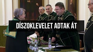 Habilitációs díszoklevelet adtak át a Debreceni Református Hittudományi Egyetemen [upl. by Abekam]