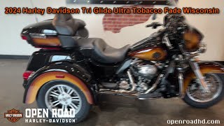 2024 Harley Davidson Tri Glide Ultra Tobacco Fade Wisconsin [upl. by Okkin]