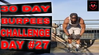 100 Prison Style Burpees For 30 Days Challenge Day 27 [upl. by Bartley]