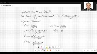 Derivada de un cociente [upl. by Cele]