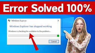 How To Fix Windows Explorer Has Stopped Working In Windows 7  8  10  11  Fix Has Stopped Working [upl. by Akinehc]