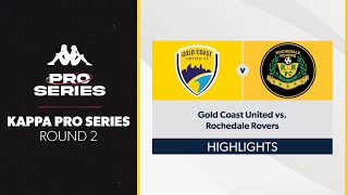 Kappa Pro Series R2  Gold Coast United vs Rochedale Rovers [upl. by Analram946]