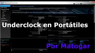 Underclock portátiles 1  Como bajar la temperatura de tu CPU drásticamente [upl. by Ethelstan]