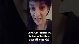 Luna crescente fai le tue richieste e accogli le novità 🌙 spirituality spiritual esoterismo [upl. by Ryun]