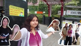 Campus tour sikkim manipal university  hemasvlog sikkimmanipaluniversityoff6692 [upl. by Docilu]