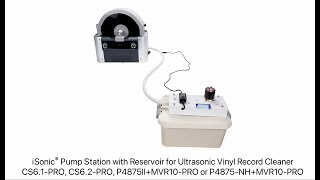 iSonic® Pump Station for Ultrasonic Vinyl Record Cleaner CS61PRO CS62PRO P4875IINHMVR10PRO [upl. by Hermes]